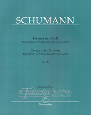 Concerto in A minor - transcription for Violoncello and String Quartet, op. 129